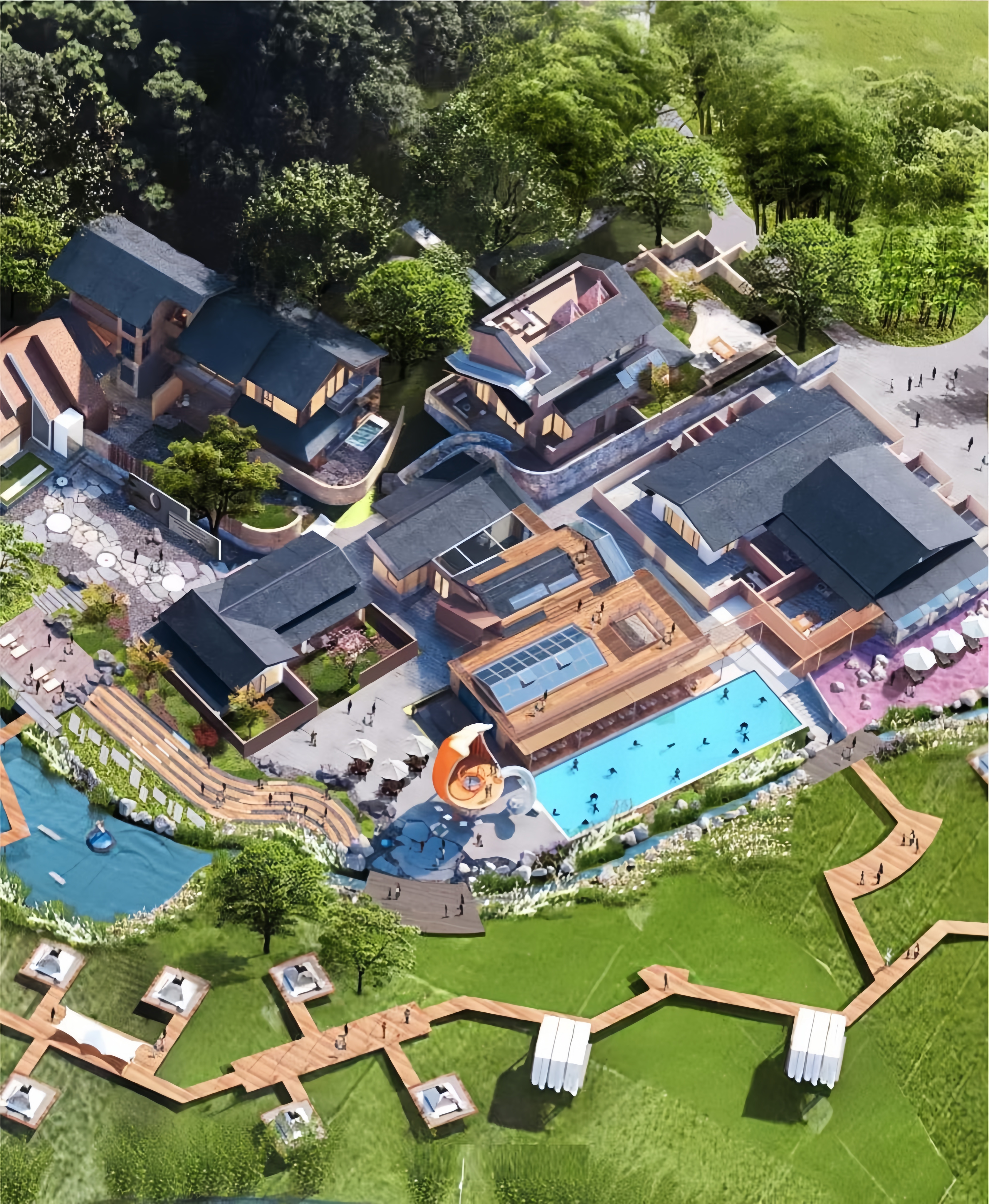 酒店建筑景观规划设计